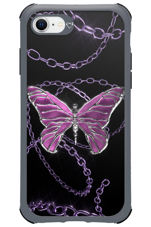 Butterfly Necklace - Apple iPhone SE 2020