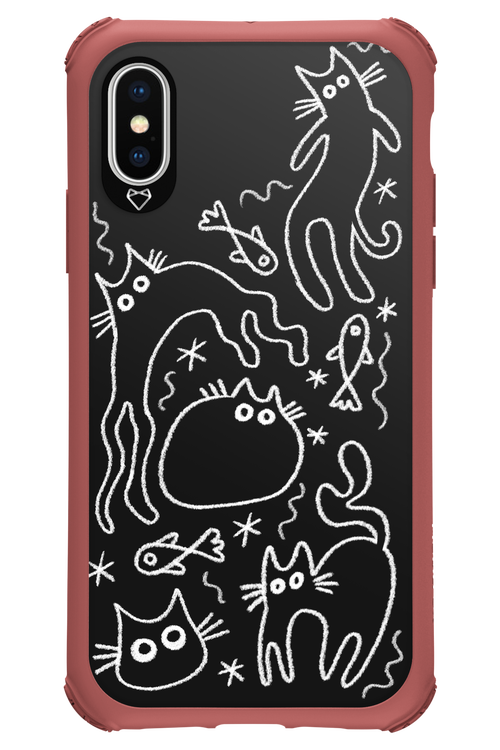 CHALK_CATS 2.0 - Apple iPhone XS