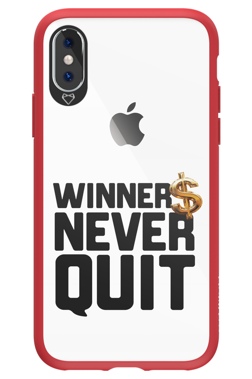 Winners Never Quit - Apple iPhone XS