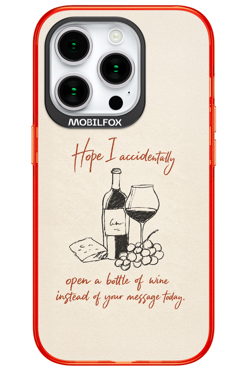Bottle of wine 2.0 - Apple iPhone 15 Pro