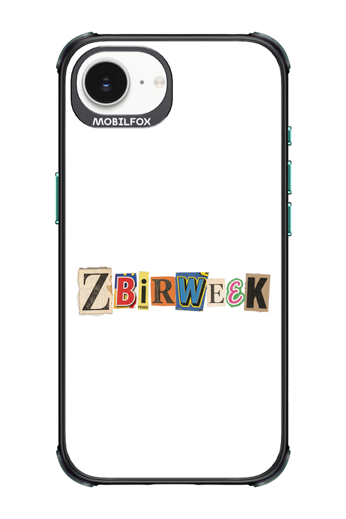 Zbirweek (white) 2.0 - Apple iPhone 16e