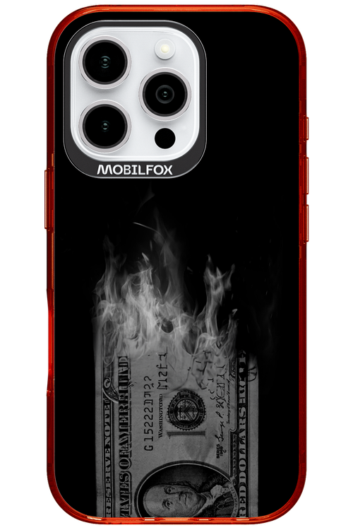 Money Burn B&W 2.0 - Apple iPhone 16 Pro