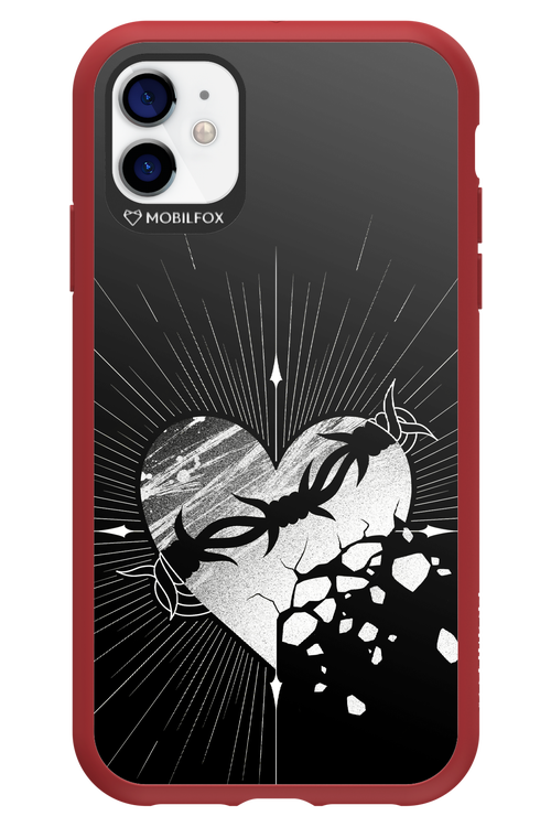 Fehér Szív 2.0 - Apple iPhone 11
