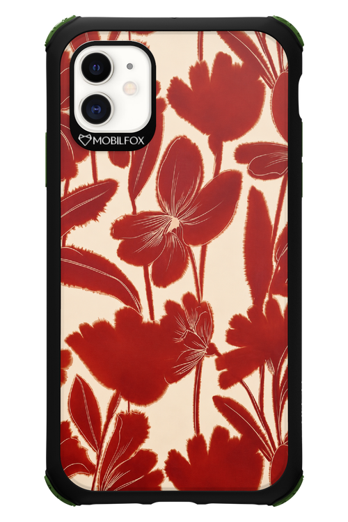 Burgundy Flowers 2.0 - Apple iPhone 11
