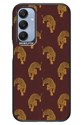 Burgundy Leopard Pattern - Samsung A25