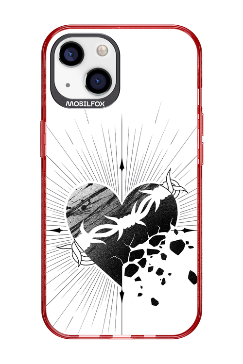 Fekete Szív - Apple iPhone 13