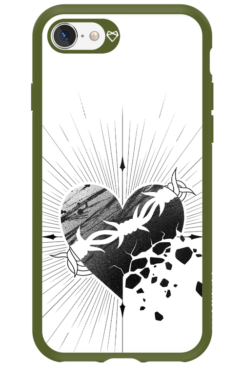 Fekete Szív - Apple iPhone SE 2022