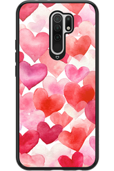 Water Painted Heart - Xiaomi Redmi 9