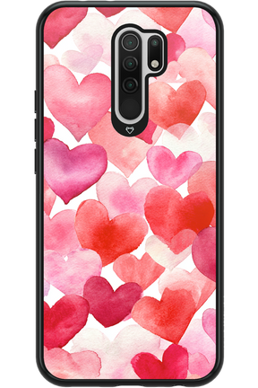 Water Painted Heart - Xiaomi Redmi 9