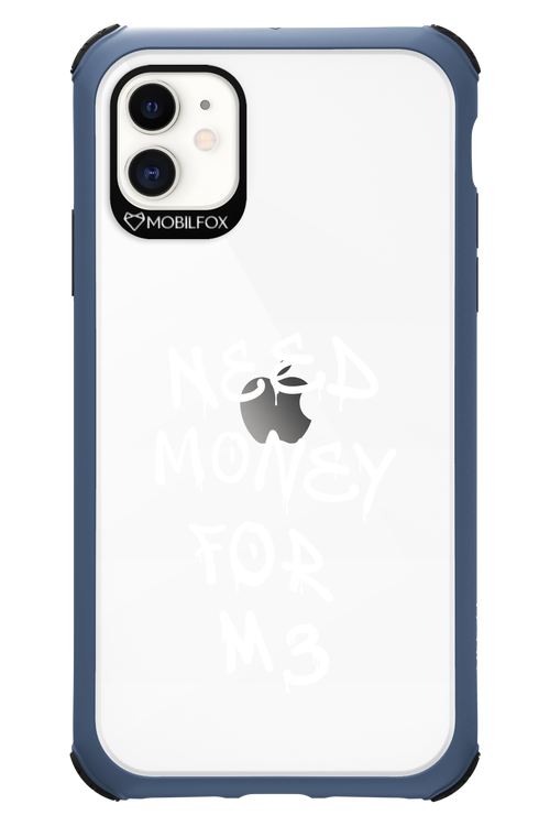 Need M3 Transparent White - Apple iPhone 11