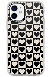 Checkered Heart - Apple iPhone 12