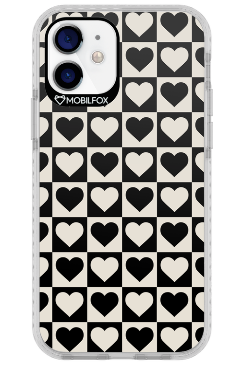 Checkered Heart - Apple iPhone 12