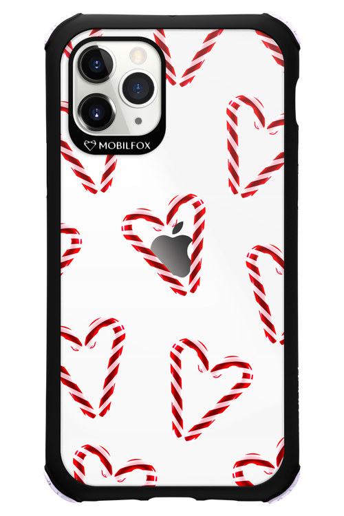 Candy Cane Hearts - Apple iPhone 11 Pro