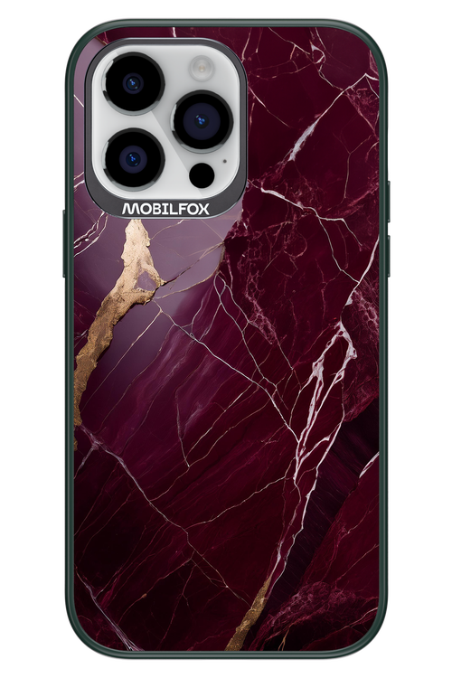 Burgundy Marble - Apple iPhone 14 Pro Max