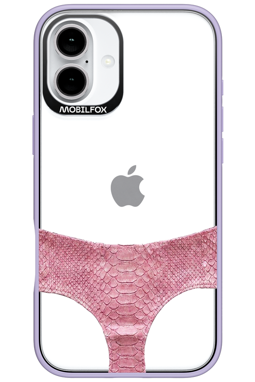 Snake Leather Panties Transparent 2.0 - Apple iPhone 16 Plus