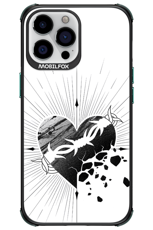 Fekete Szív - Apple iPhone 13 Pro Max