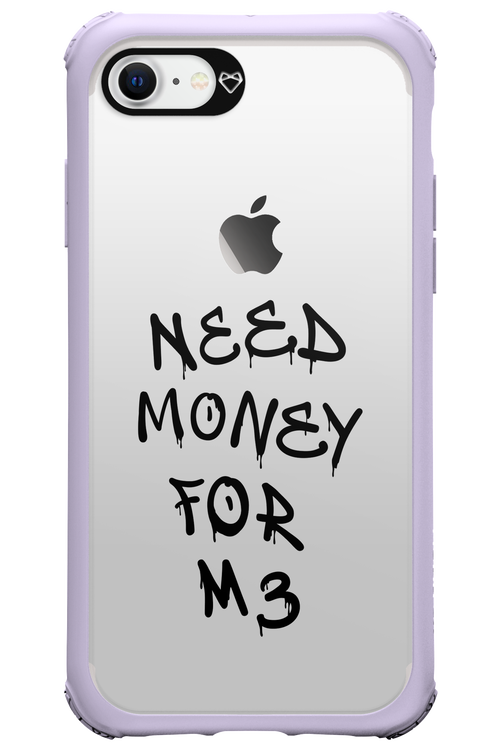 Need M3 Transparent Black - Apple iPhone 7