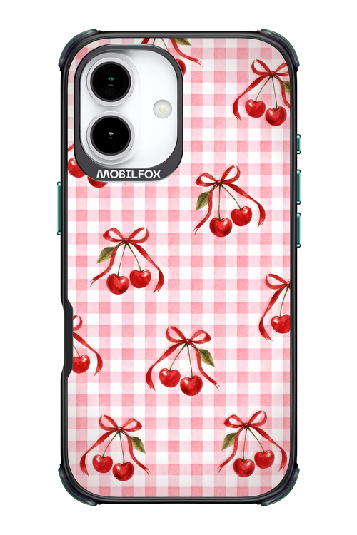 Pink Cherry Checked 2.0 - Apple iPhone 17