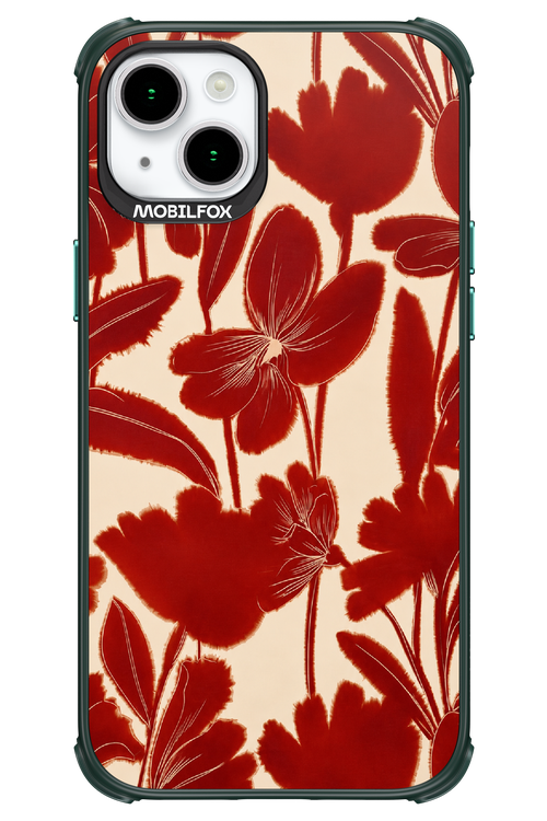 Burgundy Flowers 2.0 - Apple iPhone 15 Plus