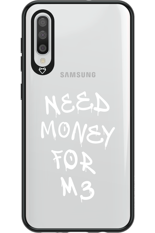 Need M3 Transparent White - Samsung Galaxy A50