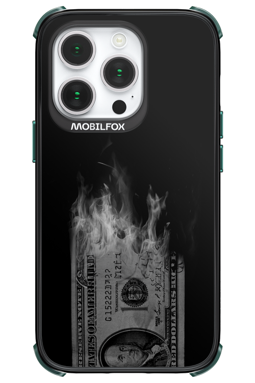 Money Burn B&W 2.0 - Apple iPhone 14 Pro