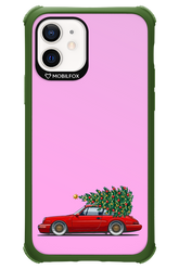 XMAS Car Pink - Apple iPhone 12