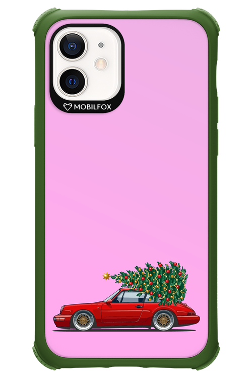 XMAS Car Pink - Apple iPhone 12