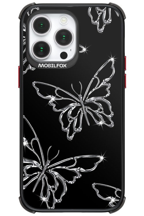 Silver Butterfly 2.0 - Apple iPhone 14 Pro Max