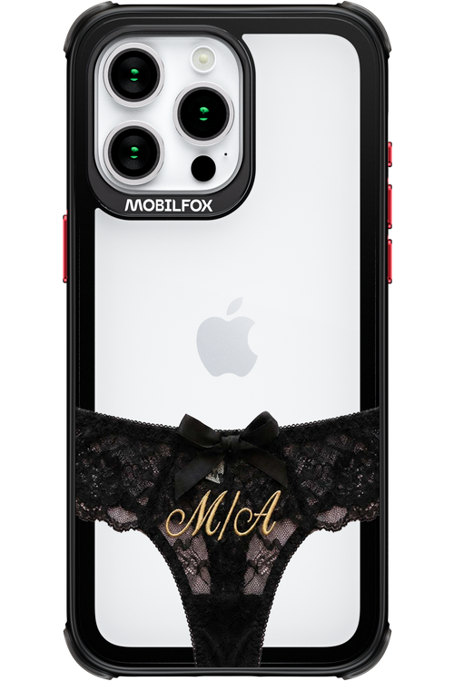 Black Panties Transparent 2.0 - Apple iPhone 15 Pro Max