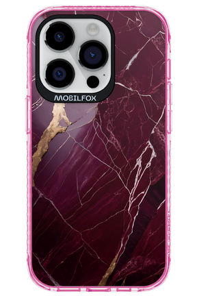 Burgundy Marble - Apple iPhone 14 Pro