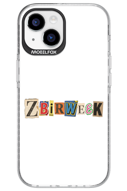 Zbirweek (white) 2.0 - Apple iPhone 15