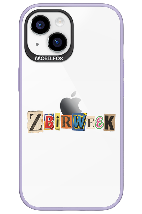 Zbirweek (transparent) 2.0 - Apple iPhone 15