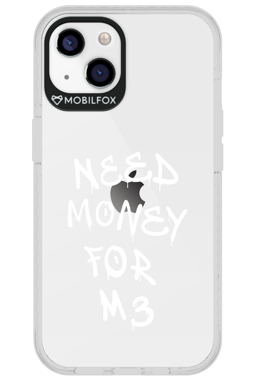Need M3 Transparent White - Apple iPhone 13