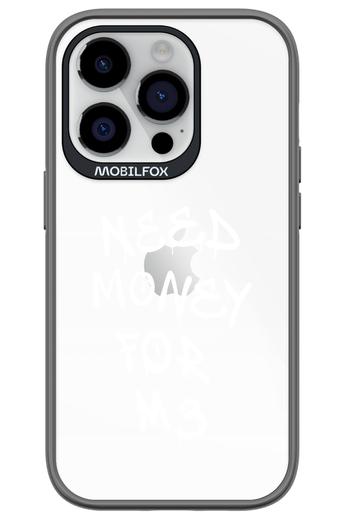 Need M3 Transparent White - Apple iPhone 14 Pro