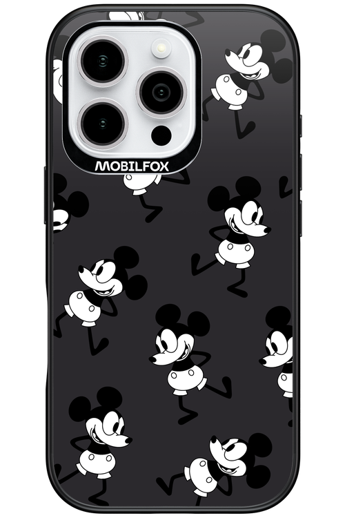 Iconic Mouse (antracite pattern) - Apple iPhone 16 Pro