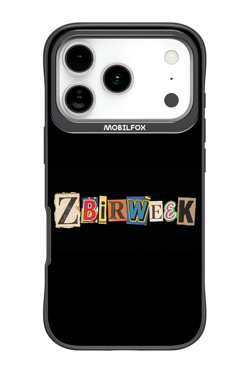 Zbirweek (black) 2.0 - Apple iPhone 17 Pro