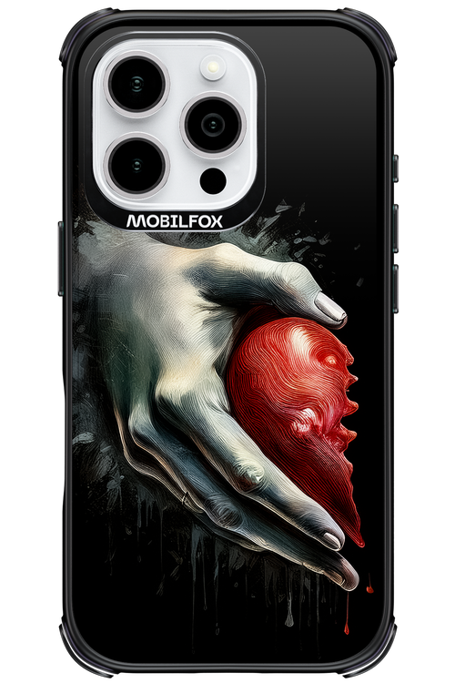 Painted Hearted Left - Apple iPhone 16 Pro