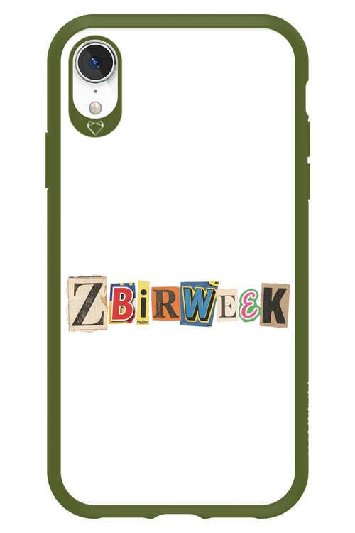 Zbirweek (white) 2.0 - Apple iPhone XR