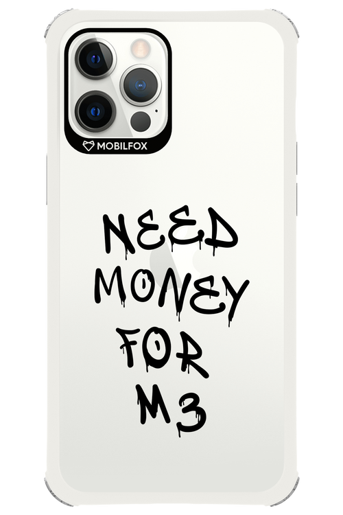 Need M3 Transparent Black - Apple iPhone 12 Pro Max