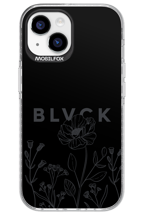 Black Flowers - Apple iPhone 15