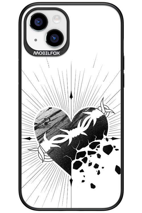 Fekete Szív 2.0 - Apple iPhone 15 Plus