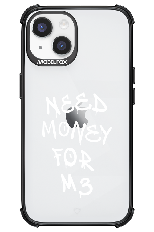 Need M3 Transparent White - Apple iPhone 14