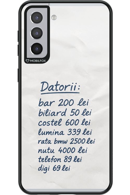The List - Samsung Galaxy S21+