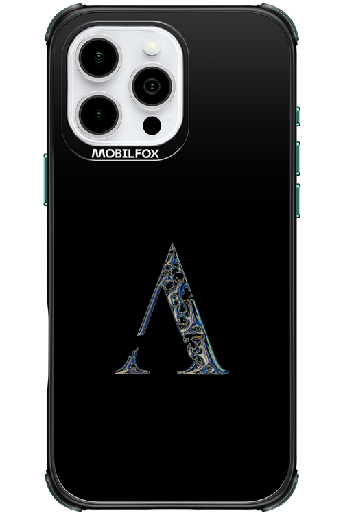 ⁠ ⁠Azteca A Chrome Logo - Apple iPhone 16 Pro Max