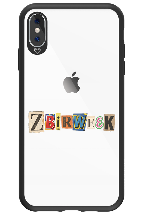 Zbirweek (transparent) 2.0 - Apple iPhone XS Max