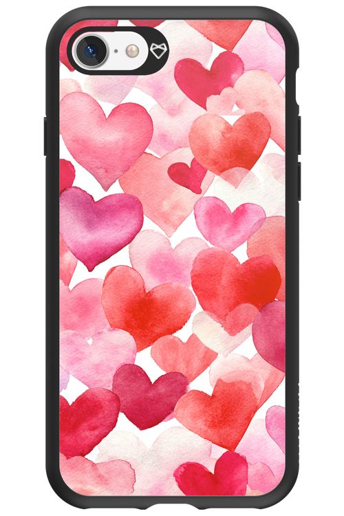 Water Painted Heart 2.0 - Apple iPhone 7