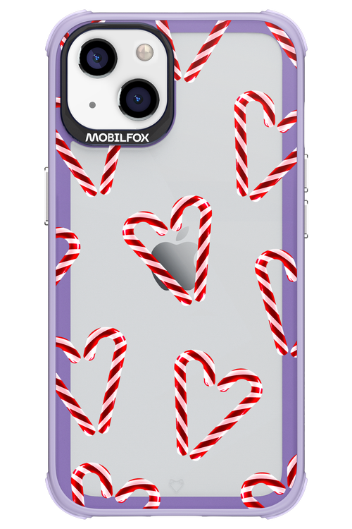 Candy Cane Hearts - Apple iPhone 13