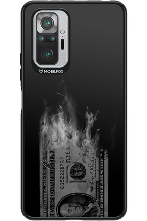 Money Burn B&W - Xiaomi Redmi Note 10 Pro