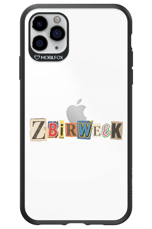 Zbirweek (transparent) 2.0 - Apple iPhone 11 Pro Max