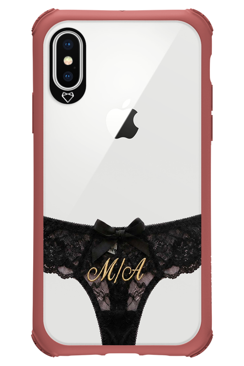 Black Panties Transparent 2.0 - Apple iPhone X